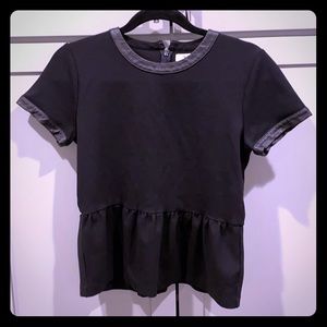 Madewell Peplum shirt